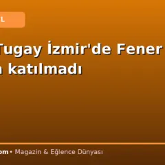 Cemil Tugay İzmir’de Fener Alayına katılmadı