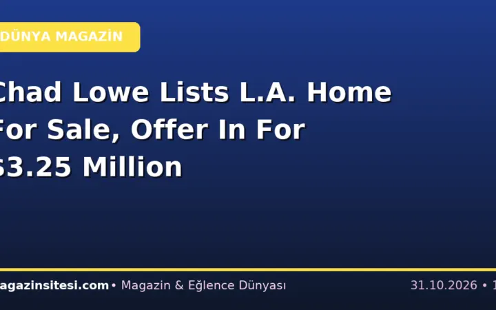 Chad Lowe Lists L.A. Home For Sale, Offer In For $3.25 Million