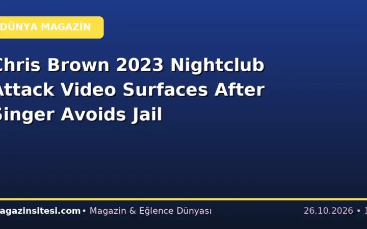 Chris Brown 2023 Nightclub Attack Video Surfaces After Singer Avoids Jail