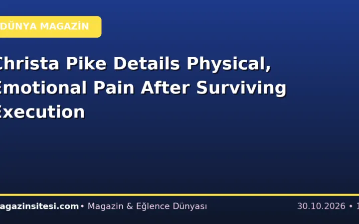 Christa Pike Details Physical, Emotional Pain After Surviving Execution