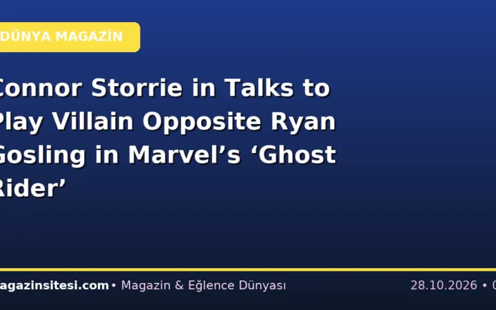 Connor Storrie in Talks to Play Villain Opposite Ryan Gosling in Marvel’s ‘Ghost Rider’