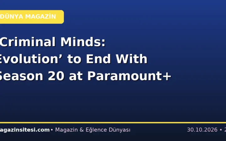 ‘Criminal Minds: Evolution’ to End With Season 20 at Paramount+