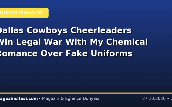 Dallas Cowboys Cheerleaders Win Legal War With My Chemical Romance Over Fake Uniforms