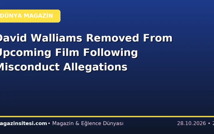David Walliams Removed From Upcoming Film Following Misconduct Allegations
