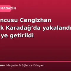 Dizi oyuncusu Cengizhan Yurdutek Karadağ’da yakalandı! Türkiye’ye getirildi