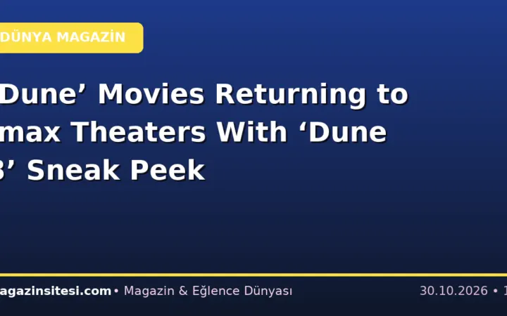 ‘Dune’ Movies Returning to Imax Theaters With ‘Dune 3’ Sneak Peek