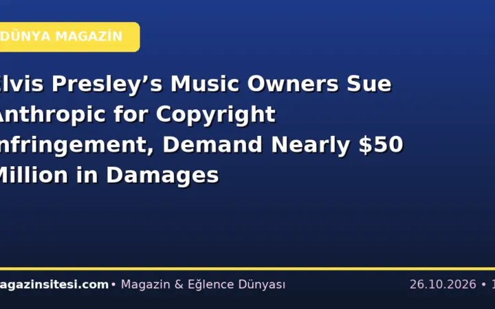 Elvis Presley’s Music Owners Sue Anthropic for Copyright Infringement, Demand Nearly $50 Million in Damages