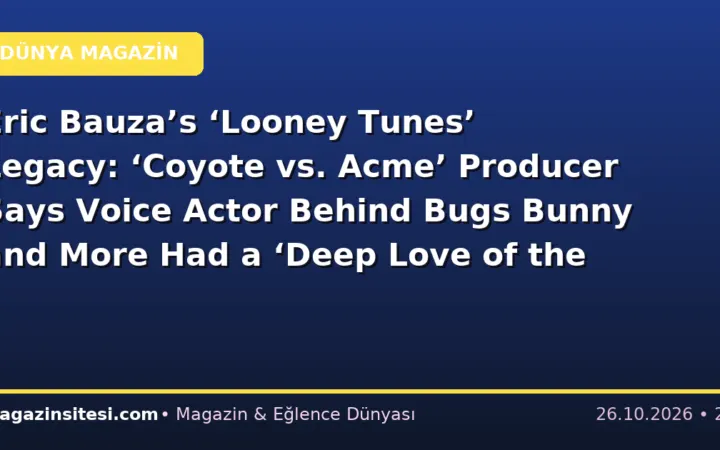 Eric Bauza’s ‘Looney Tunes’ Legacy: ‘Coyote vs. Acme’ Producer Says Voice Actor Behind Bugs Bunny and More Had a ‘Deep Love of the Craft’