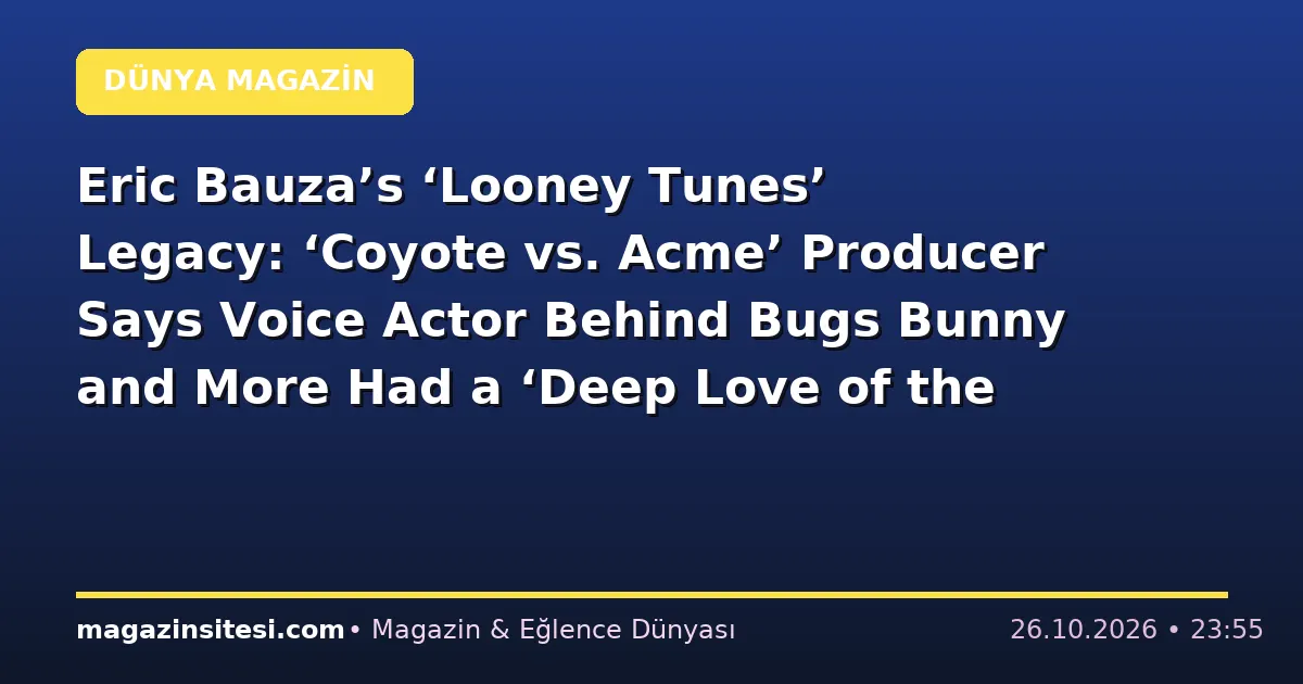 Eric Bauza’s ‘Looney Tunes’ Legacy: ‘Coyote vs. Acme’ Producer Says Voice Actor Behind Bugs Bunny and More Had a ‘Deep Love of the Craft’