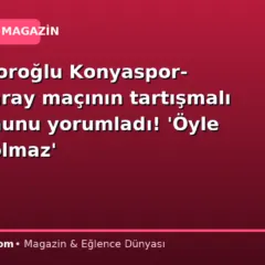 Erman Toroğlu Konyaspor-Galatasaray maçının tartışmalı pozisyonunu yorumladı! ‘Öyle penaltı olmaz’