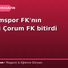 Erzurumspor FK’nın serisini Çorum FK bitirdi