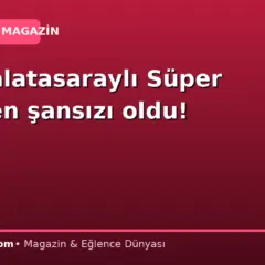 Eski Galatasaraylı Süper Lig’in en şansızı oldu!