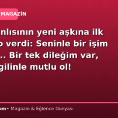 Eski nişanlısının yeni aşkına ilk desteği o verdi: Seninle bir işim kalmadı… Bir tek dileğim var, yeni sevgilinle mutlu ol!