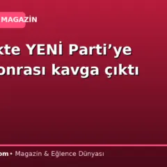 Etkinlikte YENİ Parti’ye övgü sonrası kavga çıktı