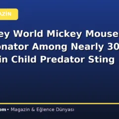 Ex-Disney World Mickey Mouse Impersonator Among Nearly 300 Busted in Child Predator Sting