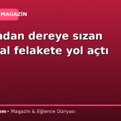 Fabrikadan dereye sızan kimyasal felakete yol açtı
