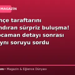 Fenerbahçe taraftarını meraklandıran sürpriz buluşma! Aykut Kocaman detayı sonrası herkes aynı soruyu sordu