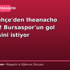 Fenerbahçe’den Iheanacho hamlesi! Bursaspor’un gol makinesini istiyor