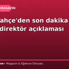 Fenerbahçe’den son dakika teknik direktör açıklaması