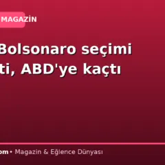 Flávio Bolsonaro seçimi kaybetti, ABD’ye kaçtı iddiası