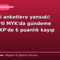 Fon krizi anketlere yansıdı! Yeni Parti MYK’da gündeme geldi: AKP’de 6 puanlık kayıp