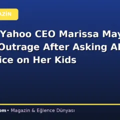Former Yahoo CEO Marissa Mayer Sparks Outrage After Asking AI For Advice on Her Kids