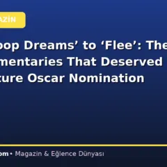 From ‘Hoop Dreams’ to ‘Flee’: The 20 Documentaries That Deserved a Best Picture Oscar Nomination