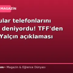 Futbolcular telefonlarını açmıyor deniyordu! TFF’den Sergen Yalçın açıklaması