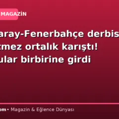 Galatasaray-Fenerbahçe derbisi biter bitmez ortalık karıştı! Futbolcular birbirine girdi