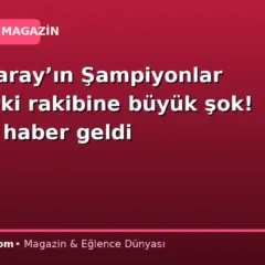 Galatasaray’ın Şampiyonlar Ligi’ndeki rakibine büyük şok! İki kötü haber geldi