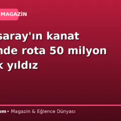Galatasaray’ın kanat hedefinde rota 50 milyon euroluk yıldız