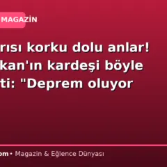 Gece yarısı korku dolu anlar! Ufuk Özkan’ın kardeşi böyle isyan etti: “Deprem oluyor sandık”