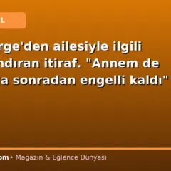 Gizem Örge’den ailesiyle ilgili duygulandıran itiraf. “Annem de babam da sonradan engelli kaldı”