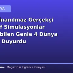 Google, İnanılmaz Gerçekçi İnteraktif Simülasyonlar Oluşturabilen Genie 4 Dünya Modelini Duyurdu