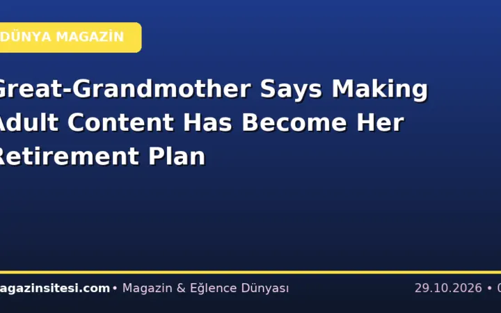 Great-Grandmother Says Making Adult Content Has Become Her Retirement Plan
