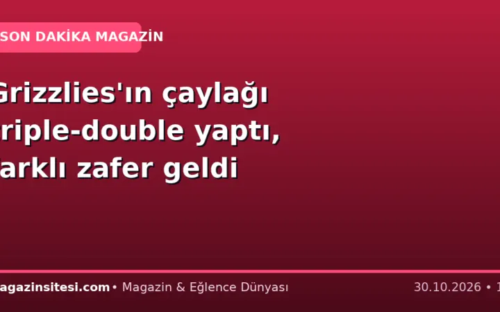 Grizzlies’ın çaylağı triple-double yaptı, farklı zafer geldi