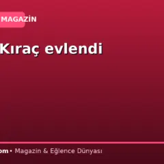Güven Kıraç evlendi