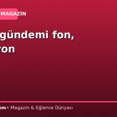Halkın gündemi fon, enflasyon