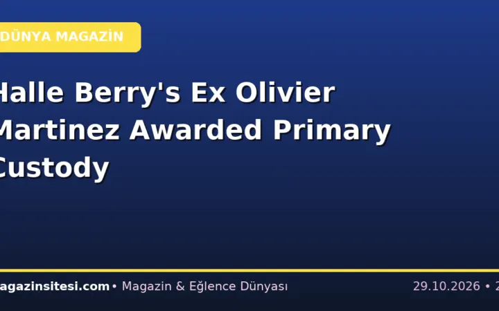 Halle Berry’s Ex Olivier Martinez Awarded Primary Custody