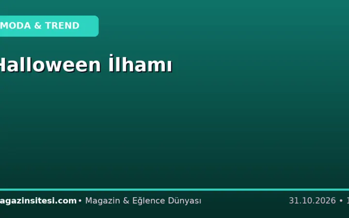 Halloween İlhamı