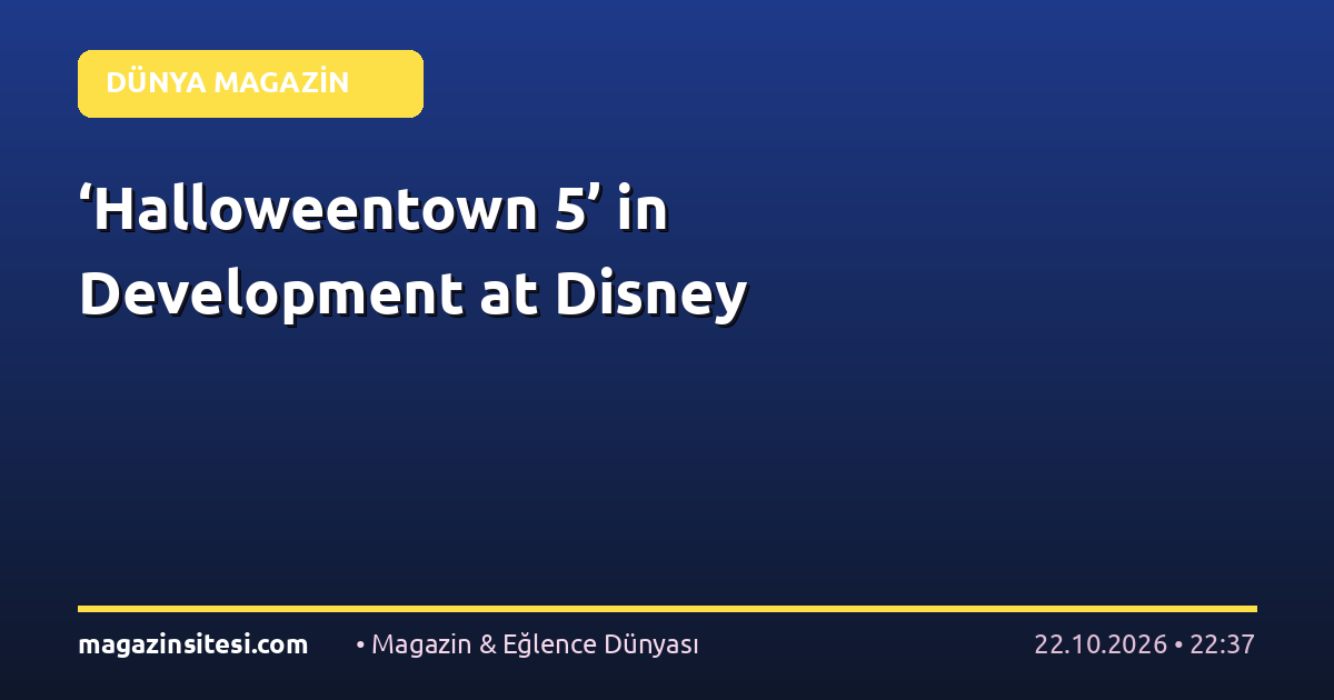 ‘Halloweentown 5’ in Development at Disney