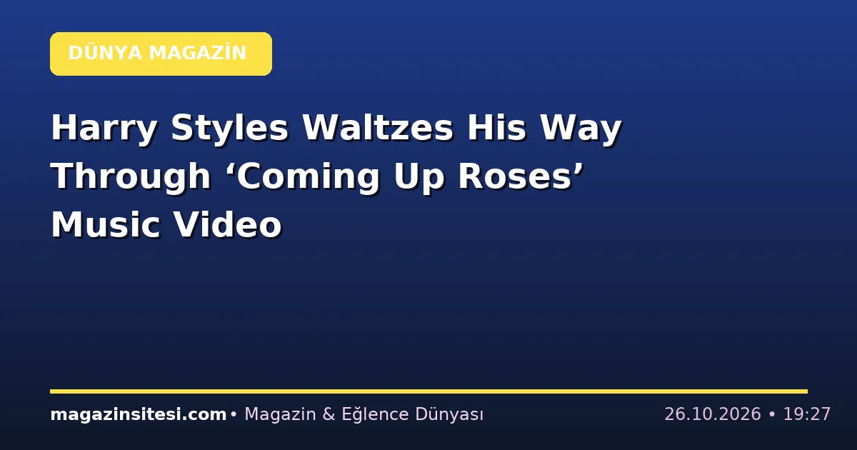 Harry Styles Waltzes His Way Through ‘Coming Up Roses’ Music Video
