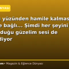 Hastalığı yüzünden hamile kalması mucizeye bağlı… Şimdi her şeyini borçlu olduğu güzelim sesi de elden gidiyor
