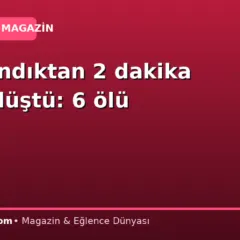 Havalandıktan 2 dakika sonra düştü: 6 ölü
