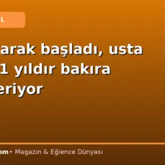 Hobi olarak başladı, usta oldu. 11 yıldır bakıra şekil veriyor