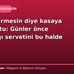 Hırsız girmesin diye kasaya koymuştu: Günler önce sakladığı servetini bu halde buldu