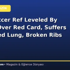 H.S. Soccer Ref Leveled By Player Over Red Card, Suffers Collapsed Lung, Broken Ribs