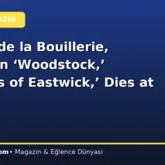 Hubert de la Bouillerie, Editor on ‘Woodstock,’ ‘Witches of Eastwick,’ Dies at 75