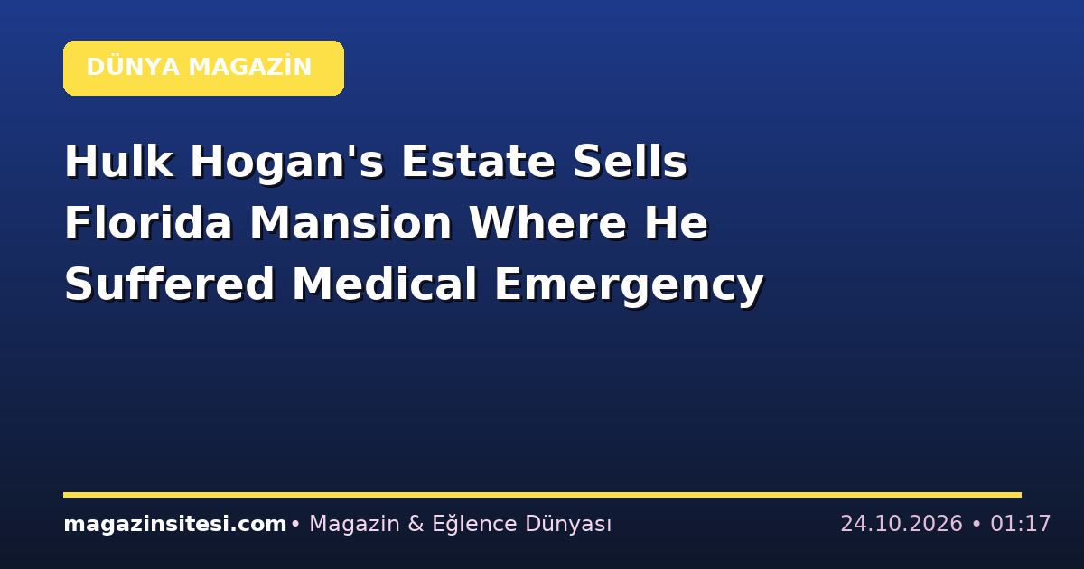 Hulk Hogan’s Estate Sells Florida Mansion Where He Suffered Medical Emergency