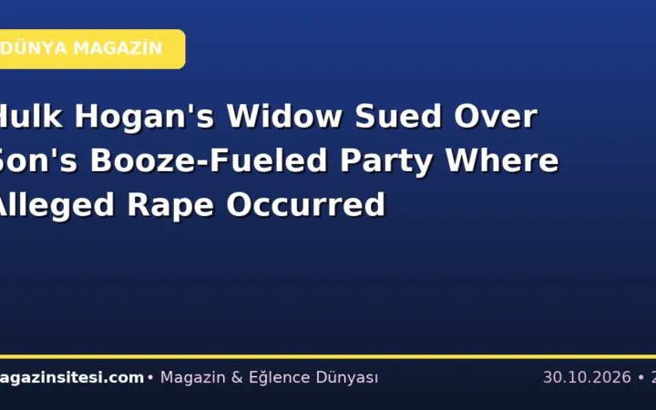 Hulk Hogan’s Widow Sued Over Son’s Booze-Fueled Party Where Alleged Rape Occurred